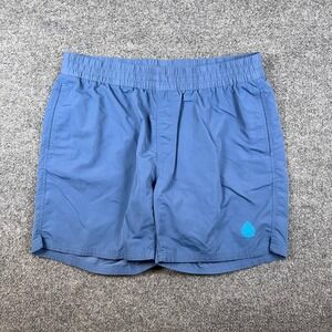 Stio Shorts Mens L Blue Lined 6" Inseam Stretch Running Gym Hiking